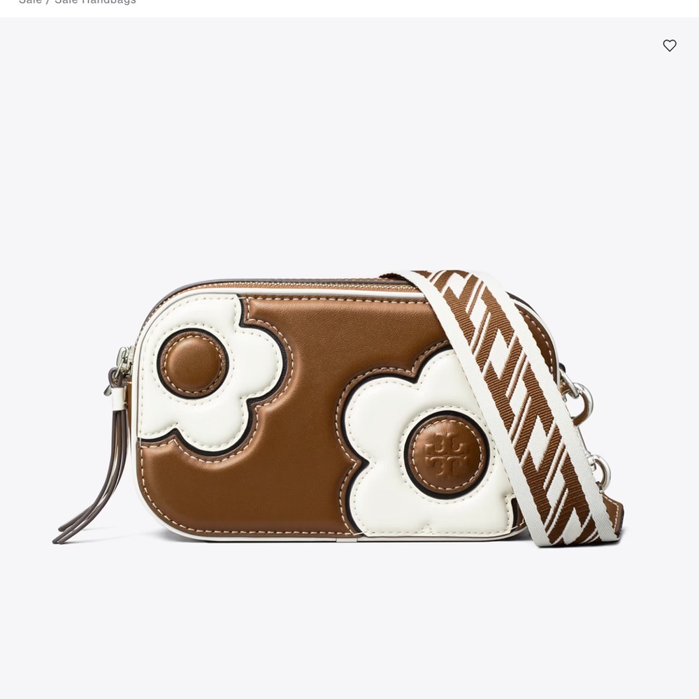 Tory Burch Mini Miller Floral Crossbaody Bag